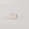 Natural Rose Quartz Gemstone 925 Sterling Silver Handmade Women's Jewelry Statement Ring For Anniversary Gift RR-75-27