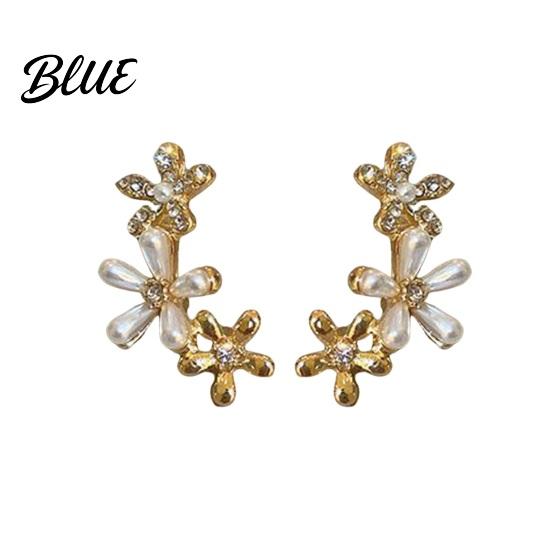 Zircon Stud Earrings 1 Pair for Women Micro-Paved Cubic Zirconia