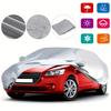 XL-XXL Universal Full Car Cover Waterproof Outdoor Rain UV Dust Proof Silvery Gray