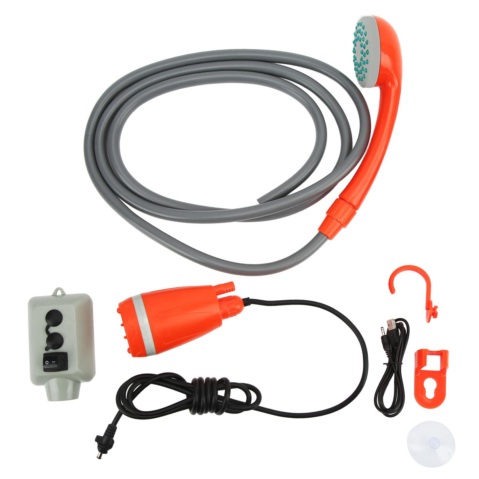 

USB перезаряжаемый душ для кемпинга, портативный душ на открытом воздухе, универсальный для автомобиля на колесах, яхты