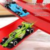 Children And Boys Cool Diy Assembly Track Aluminum Alloy Racing Car Gravity Inertia Sliding Track Toy Puzzle Assembly Cars Gifts