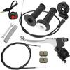 YOXUFA Mini Bike Throttle Assembly Kit + Mini Bike Brake Clutch Lever For Coleman CT100U CC100X Baja Doodlebug DB30 Motovox MBX10 MBX11 Monster Moto
