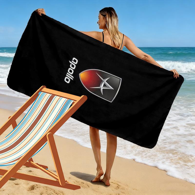 Style: Emblem beach towel Portable for travel soft swim Outdoor pool towel seaside Outdoor picnic beach mat beach towel beach Comfort