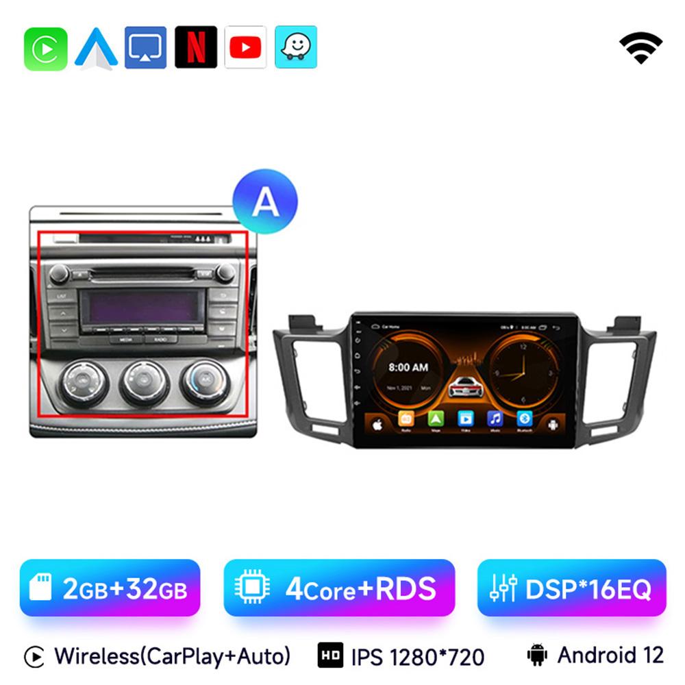 JIUYIN 10.1" Android 13 Car Auto Radio For Toyota RAV4 RAV 4 2013 - 2017 Multimedia Player 4G Carplay GPS Stereo Head Unit