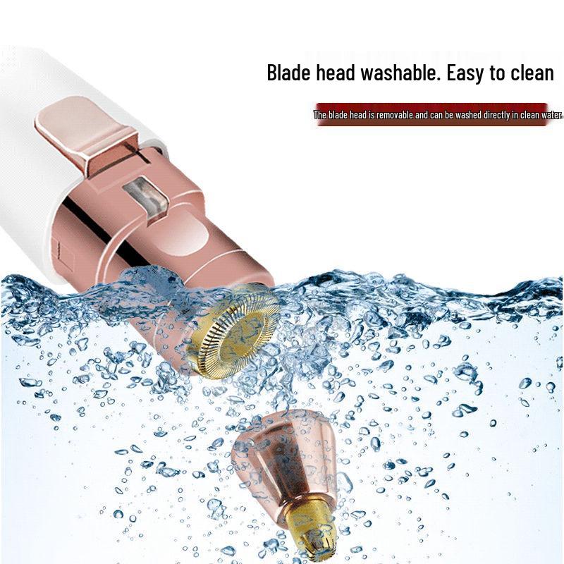 Women's Electric Eyebrow Trimmer & Shaper - Automatic Two-in-One Razor Tool