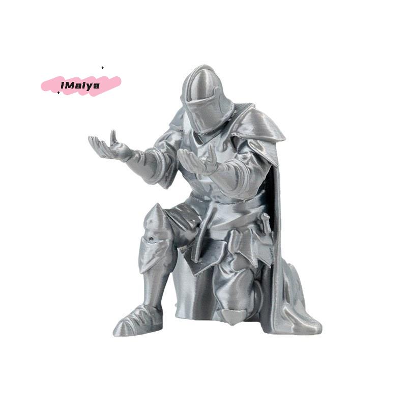 M-Creative Ninja-Style Single Kneeling Knight Pen Holder Armor Knight Kneeling Figurine Pen Holder Desktop Stand Storage Decor