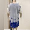 Vestido de capa de talla grande para mujer con sobrecapa de gasa floral, vestido formal bodycon lápiz midi para boda, fiesta de cóctel, trabajo
