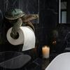 Stylish Bathroom Hardware Accessories Wall Mount Sea Turtle Toilet Paper Holder, 3D Printed Ocean Animal Easy Change Rack Roll Waterproof Tissue