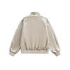 Unisex Oversized Stand Collar Jacket 2026 Casual Outerwear Teens Adults Lightweight Breathable Cotton Blend