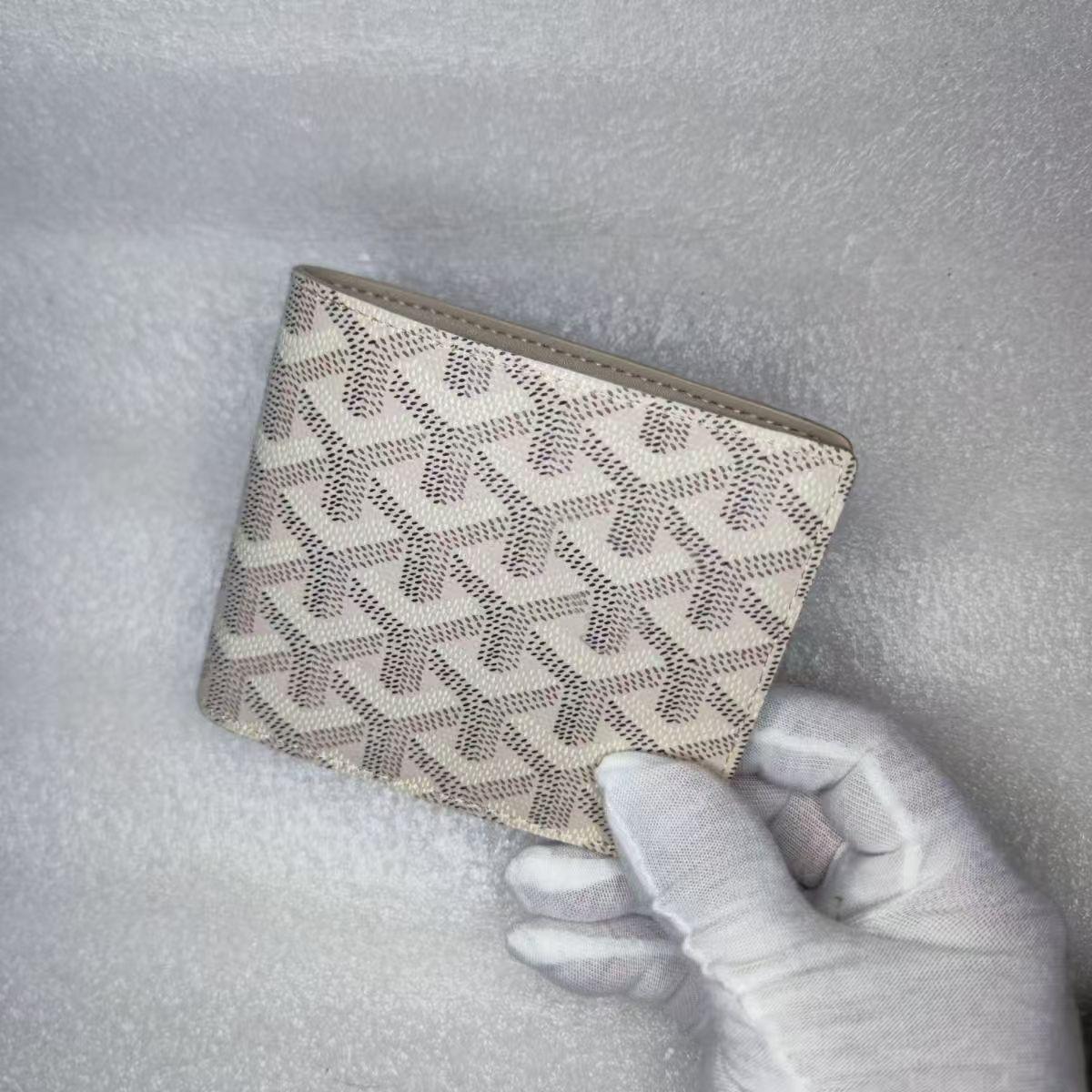 Chose One Goya Houndstooth Unisex Portemonnee - Nieuwe Print, Compact Ontwerp voor Mannen en Vrouwen 11.5x9CM kaki