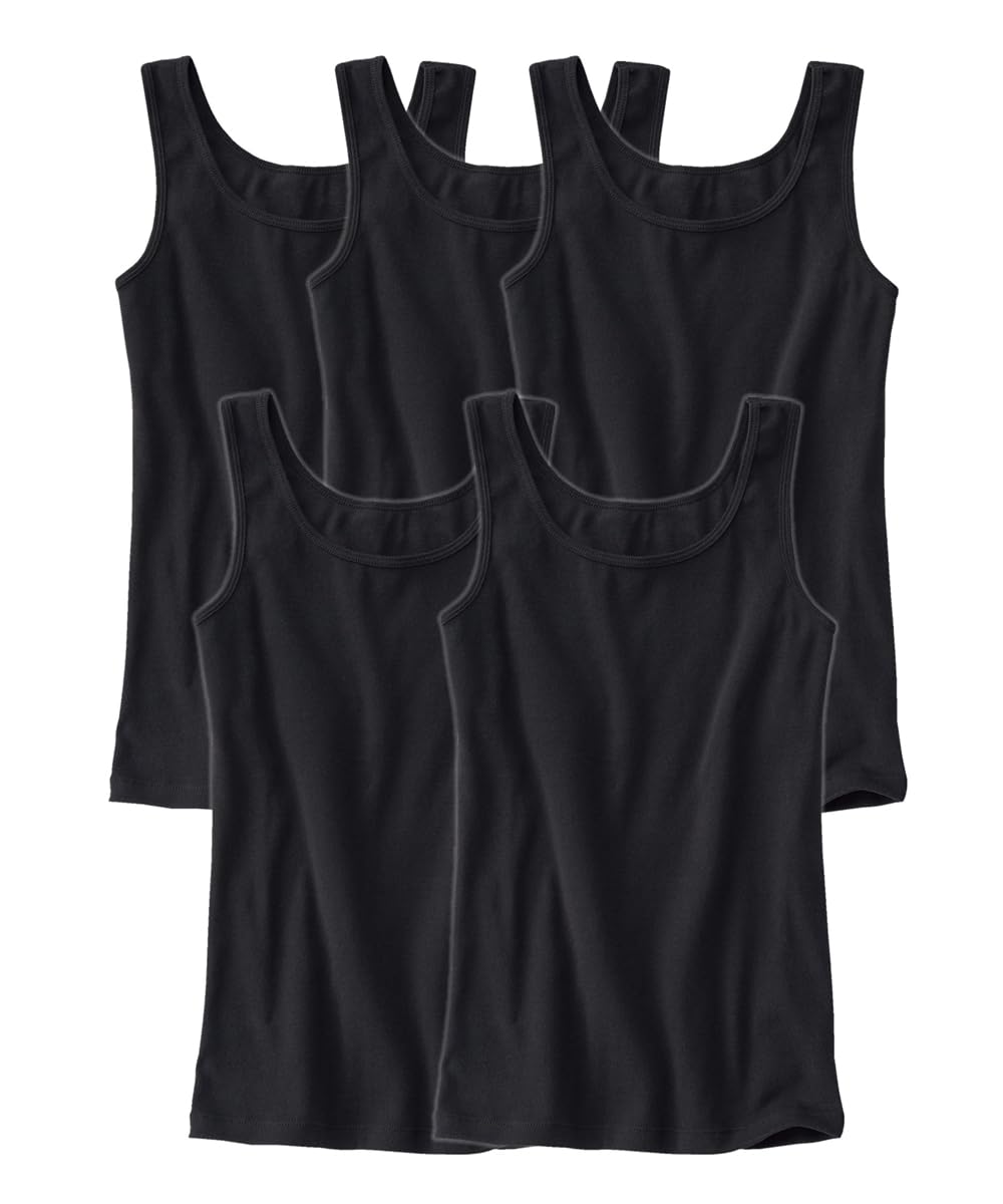 

Майка хлопковая, комплект из LL [Nissen] Топы, 100% Топы, 5, Черный, чёрный