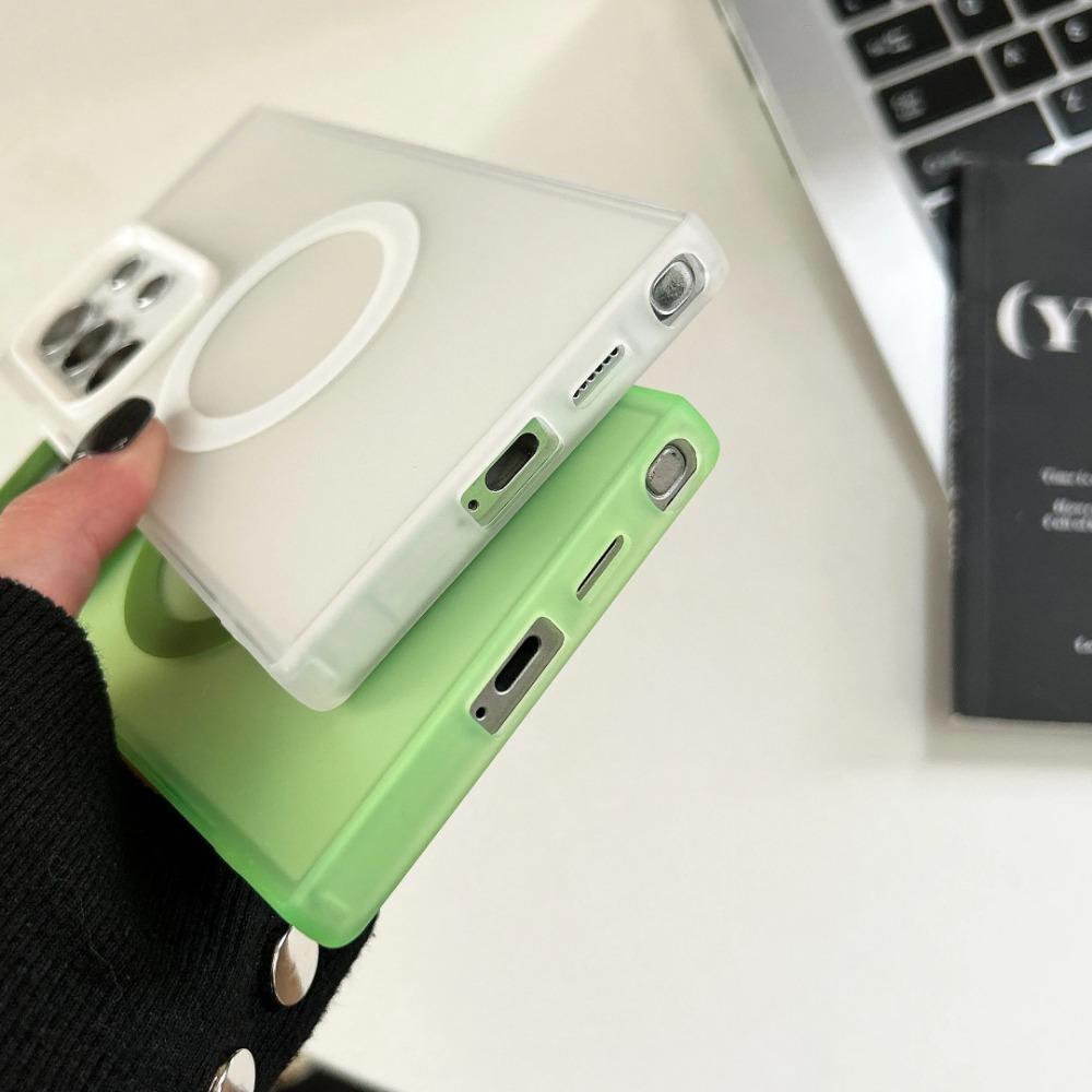 Fashion Matte Clear for Magsafe Case for Samsung Galaxy S26 Ultra Pro S25 Edge S24 S23 Plus A57 A37 A27 A17 A07 A56 A36 A26 A16 Wireless Charge Cover