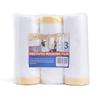 ADHES Masking Tape with Protective Sheet, 1400mm X 33m, 3 Rolls, for Automotive Spray Paint