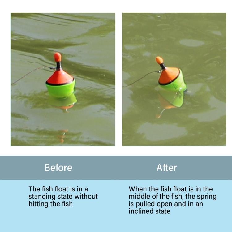 Automatic Fishing Float High Resilience Fishing Float Device Portable Fast Fishing Float with Spring Fishing Accessorie