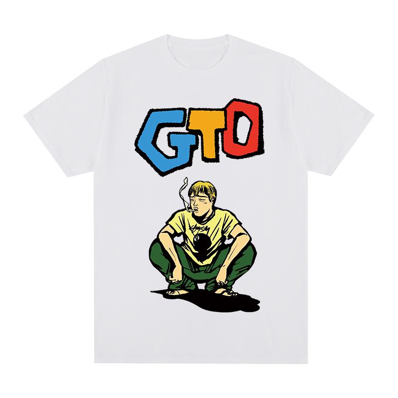 

GTO Great Teacher Funny Anime Hip Hop Summer t-shirt Cotton Men T shirt New TEE TSHIRT Womens 4XL