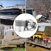 2PCS 1.98" Trailer Bearing Protector Caps - Durable Dust Cover for Boat/RV Trailers (Easy Install, Corrosion-Resistant)
