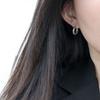 SUIOVE Texture Hoop Earring