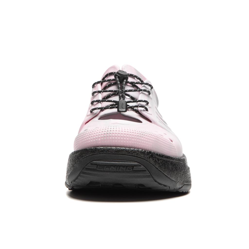 Li Ning Pangu Trek Trendige Vielseitige Flussüberquerungsschuhe Unisex Schuhe Rosa Grau AZSU017-2