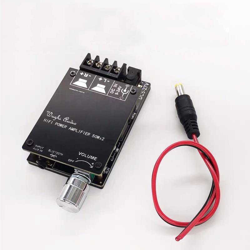 2*50W TPA3116 Audio Power Amplifier Bluetooth 5.0 Digital  HiFi Stereo Dual Channel TPA3116D2 Aux Amplificador