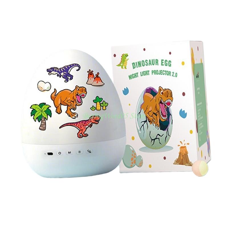 24TE 21 Slides Music Box Rechargeable Kid night Light 360 Rotating Lamp