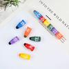 6 Farben Splice Mini-Bibel-Textmarker Vintage-Süßigkeitenfarben Gel-Textmarker Gel-Textmarker Trocken-Textmarker Stifte