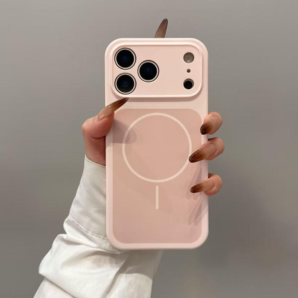 Original Liquid Silicone Pure Color Phone Case For iPhone 17 Pro Max 17Pro 17 Air For Magsafe Magnetic Wireless Charging Cover