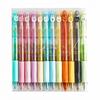 6/12 Colors Glitter Thermo-Erasable Gel Pens Retractable Push-Type Quick-Dry Smooth Writing 0.5mm Black & Assorted Ink