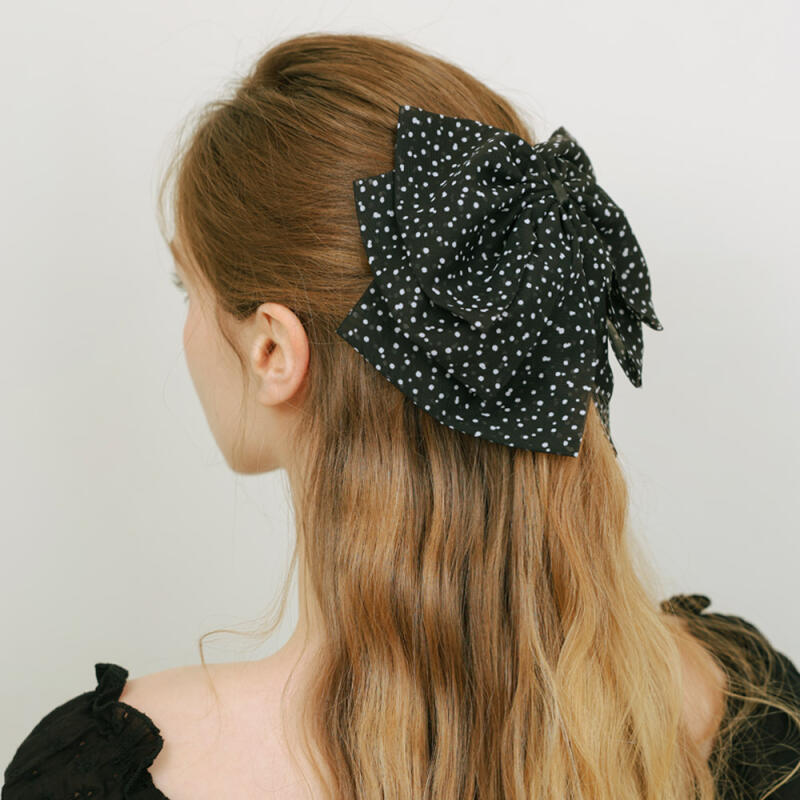 Laplan Dot Ribbon Hair Clip A256