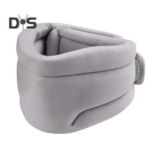 

Шейный бандаж для сна, всесторонняя поддержка, защита от храпа, регулируемый шейный бандаж для коррекции шеи, мягкие пенопластовые обертывания, эффективное снятие боли в шее серый