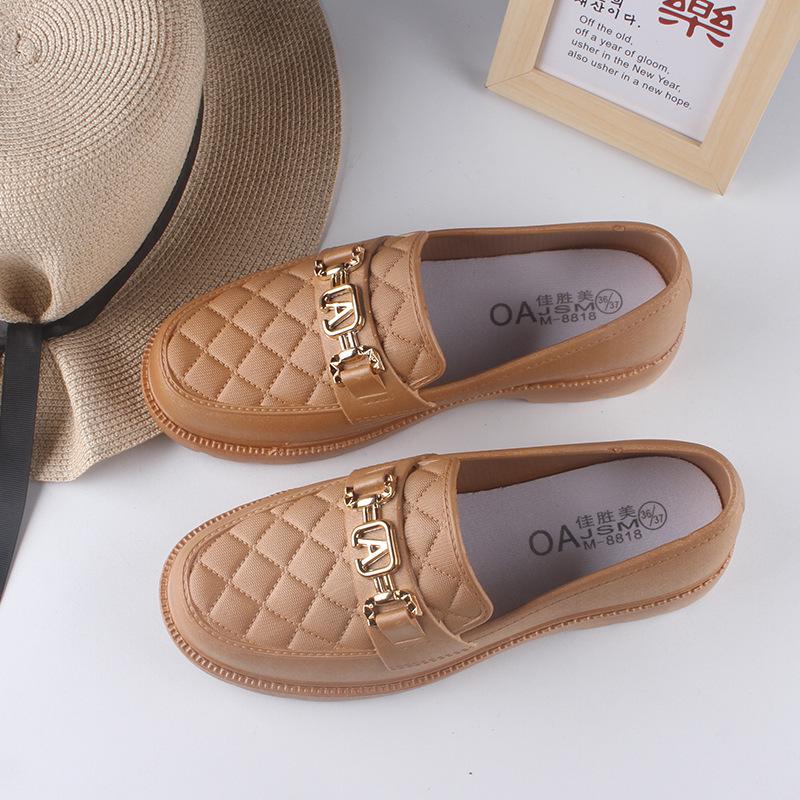 Yuzhihao Baotou Women s Summer Fashion Thick-Soled Slip-on Sandals 36-37