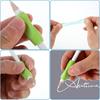 8 Pieces Posture-Correcting Pen Grips, Ergonomic Adjustable Writing Grip Stabilizers, Soft Hand Support Tool for Learning