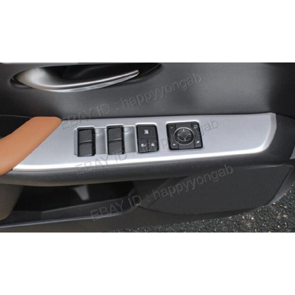 Matte Steel Door Window Lift Switch Cover Trim For -2024 Lexus UX 200 250h