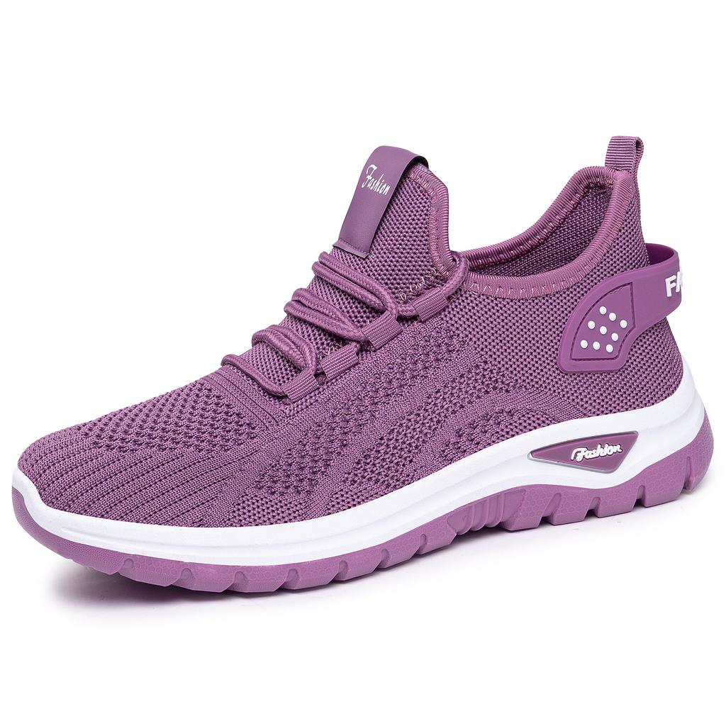 Plus Size Shoes for Women 36-43 Spring Summer Women Lace Up Platform Wedges Non-slip Mesh Breathable Flats Sneakers Women