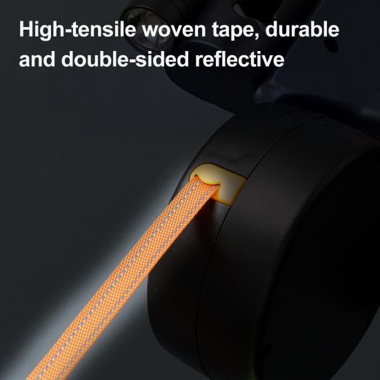 Dual Retractable Dog Leash Double Headed 16ft Extendable Lead with Poop Bag Dispenser And LED Light for 2 Small Dogs Up To 5kg