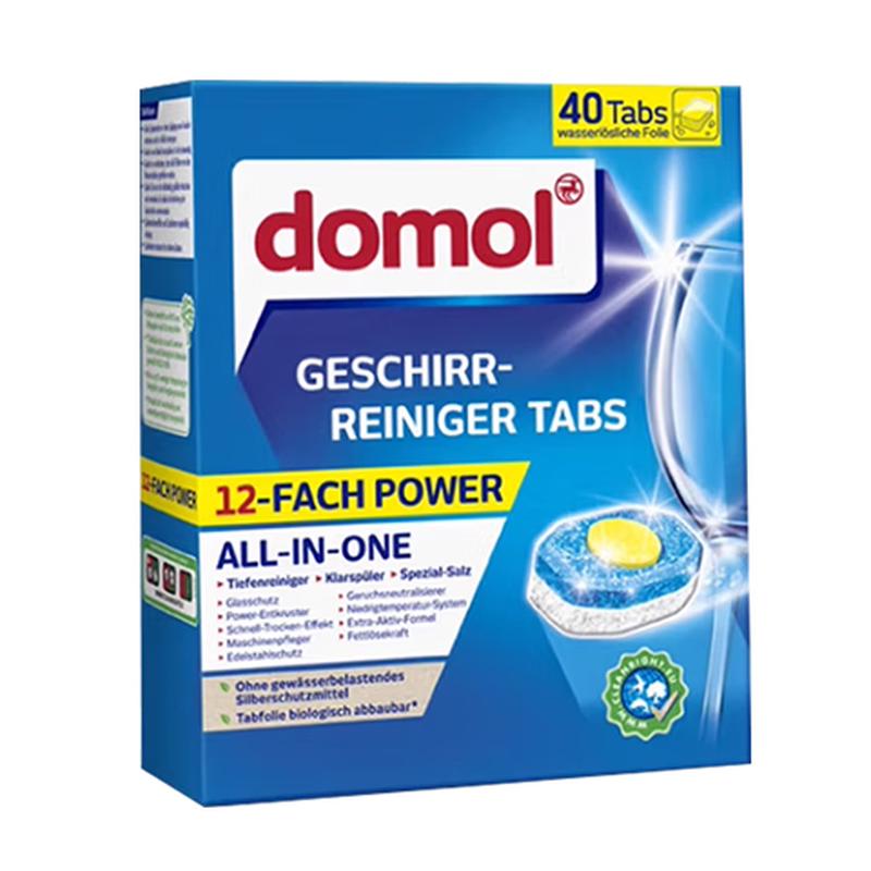 Domol Dishwasher Detergent & Rinse Aid
