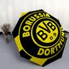 Borussia Dortmund, BVB Automatic Opening and Closing, 8 Rib Structure Portable Umbrella, Suitable for Men and Women In All Seasons  Perfect