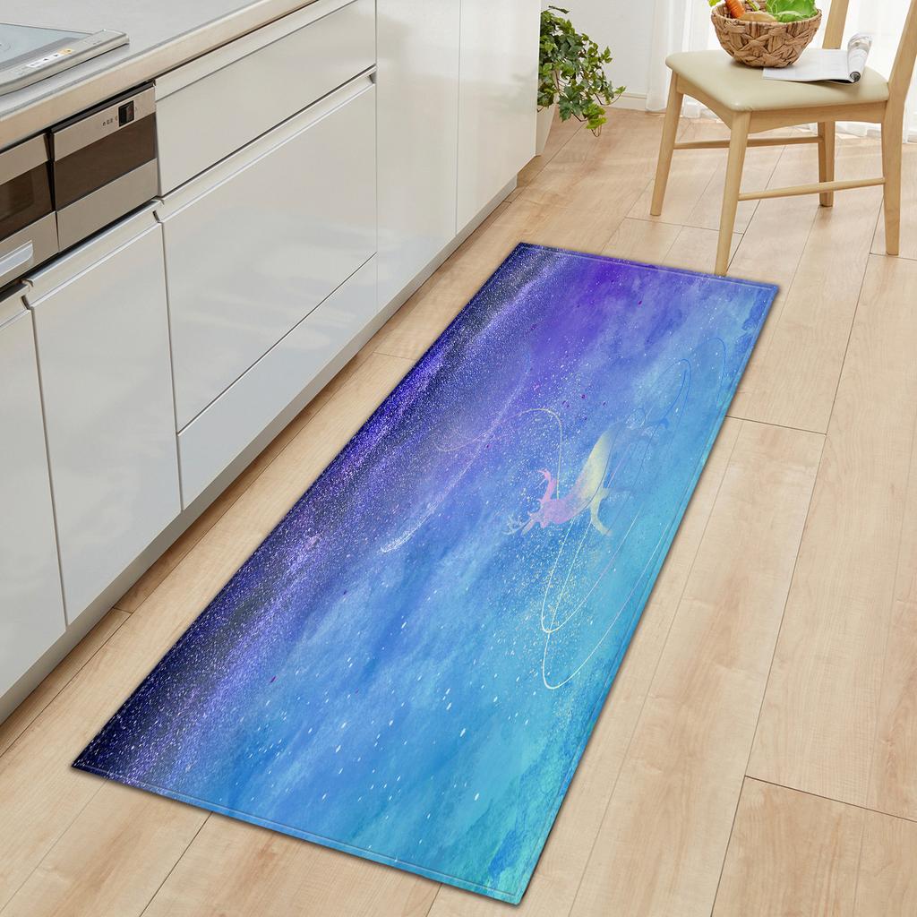 Christmas Kitchen Sand Carpet Doormat Long Floor Mat