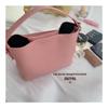 Erdbeerrosa Mini Crossbody Bucket Bag - Koreanischer Stil Damenhandtasche