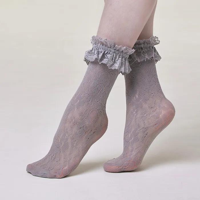 frilled lace socks