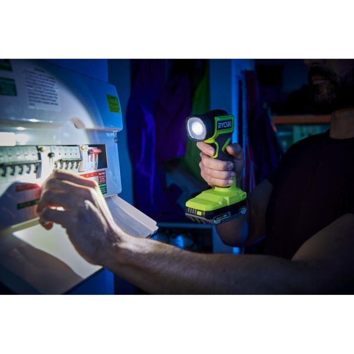 RYOBI - LED svítilna 18V ONE+ - otočná hlava - 280 lumenů - RLF18-0