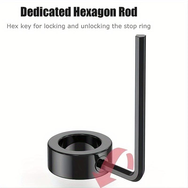 9-teiliges Bohrerpositionierer-Set - Kleiner Schraubenschlüssel, Tiefenanschlagring & Bohrerbegrenzer für die Holzbearbeitung