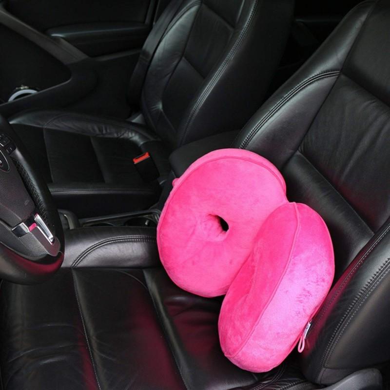 Home Office Dual Comfort Cushion Lift Hips Up Seat Cushion Multifunction For Pressure Relief Fits In Car Seat
