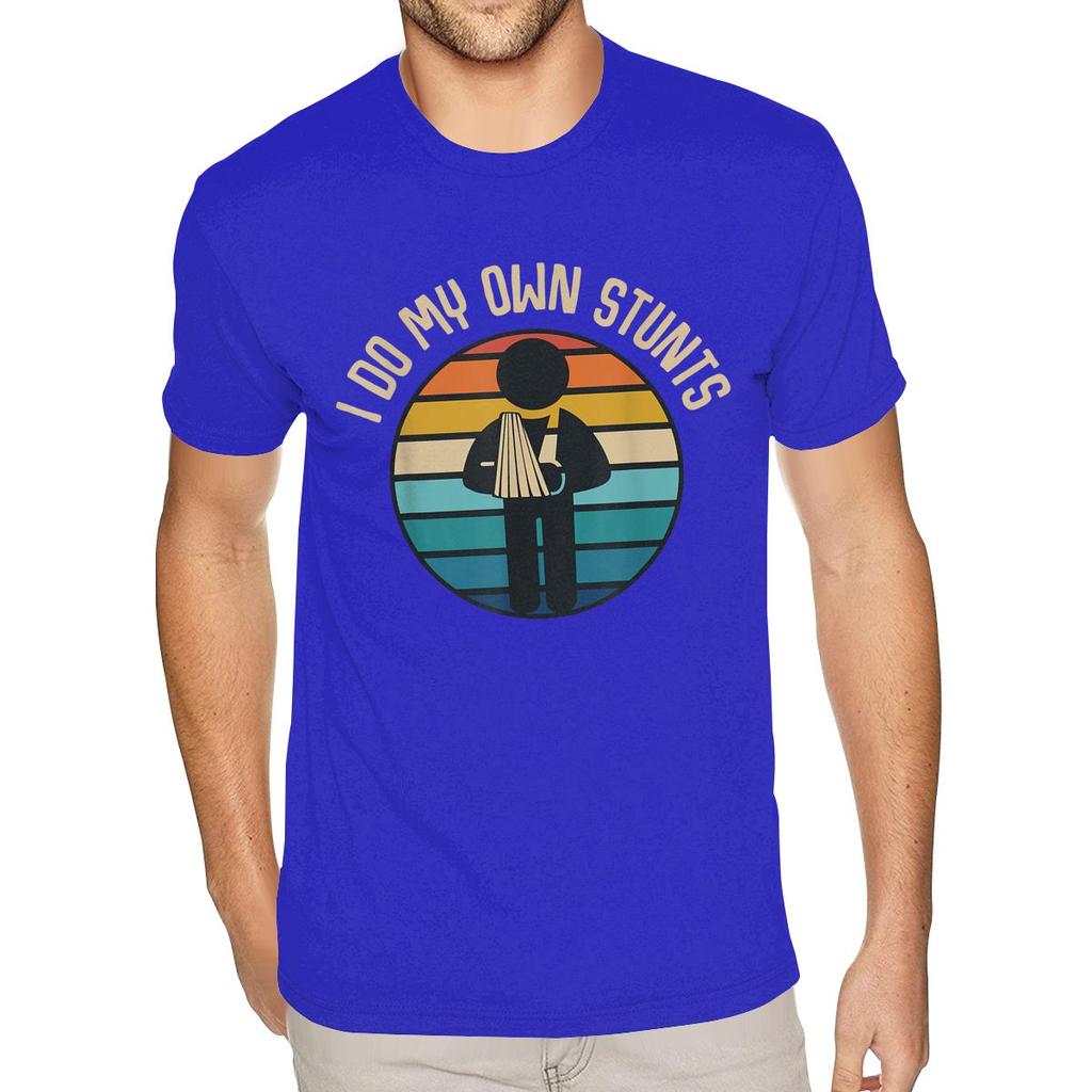 I Do My Own Stunts Get Well Gifts Funny Injury Han Fashionable T Shirts Plus Size Boys Online Photo T Shirts
