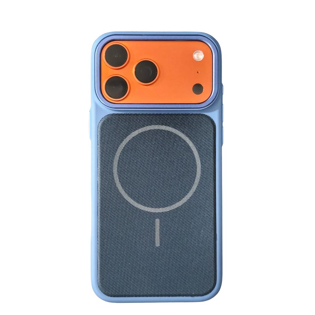 Husă de telefon magnetică TechWoven originală la modă, potrivită pentru IPhone 17 Promax 16 15 Pro Max, cu fereastră IC, buton cip, capac spate