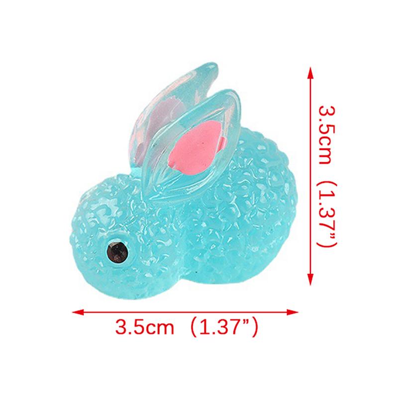 

Светящиеся мини-смоляные игрушки для приборной панели автомобиля, куклы, фигурки, украшения для дома и сада синий