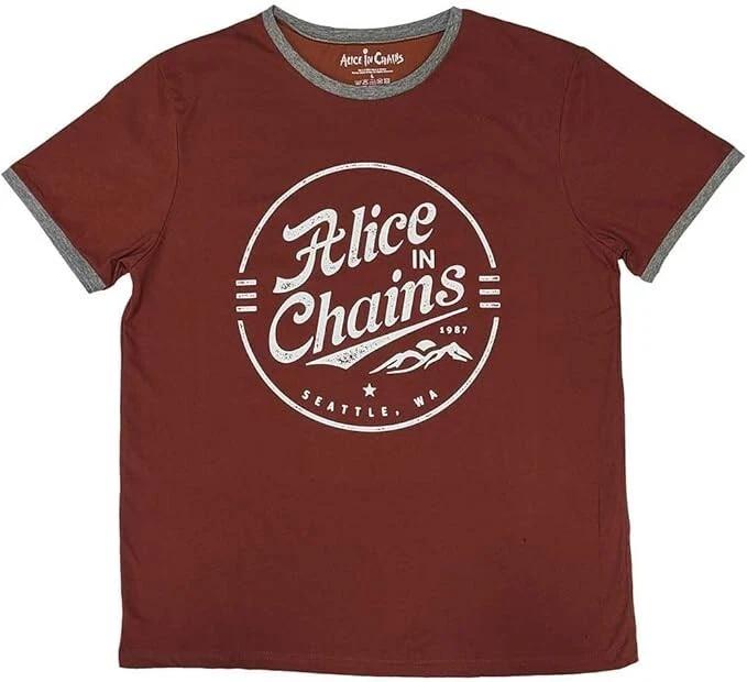 ALICE IN CHAINS T shirt RINGER S-XXL 3XL