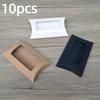 10pcs Kraft Paper Gift Folding Paper Box Wedding Favor Box  Wedding Birthday Party Supplies