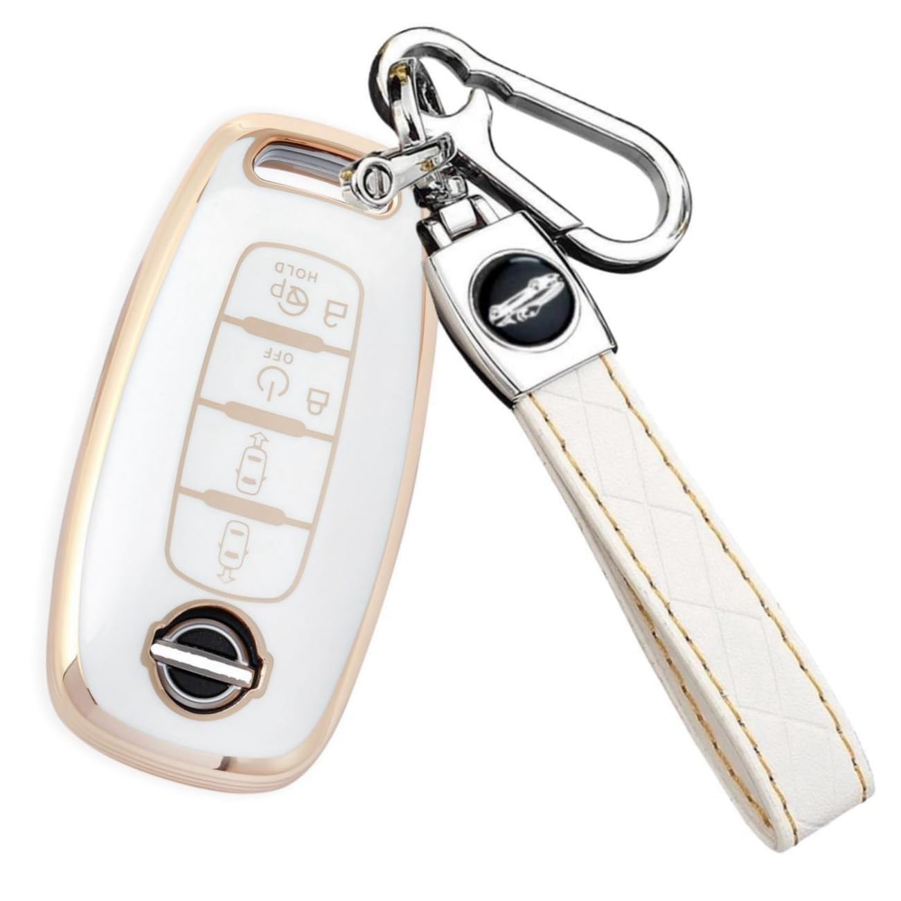 

[YANMW] New Serena Key Case Compatible with Nissan Serena C28 key case белый