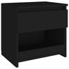 vidaXL Nachttische 2 Stk. Schwarz 40x30x39 cm Holzwerkstoff