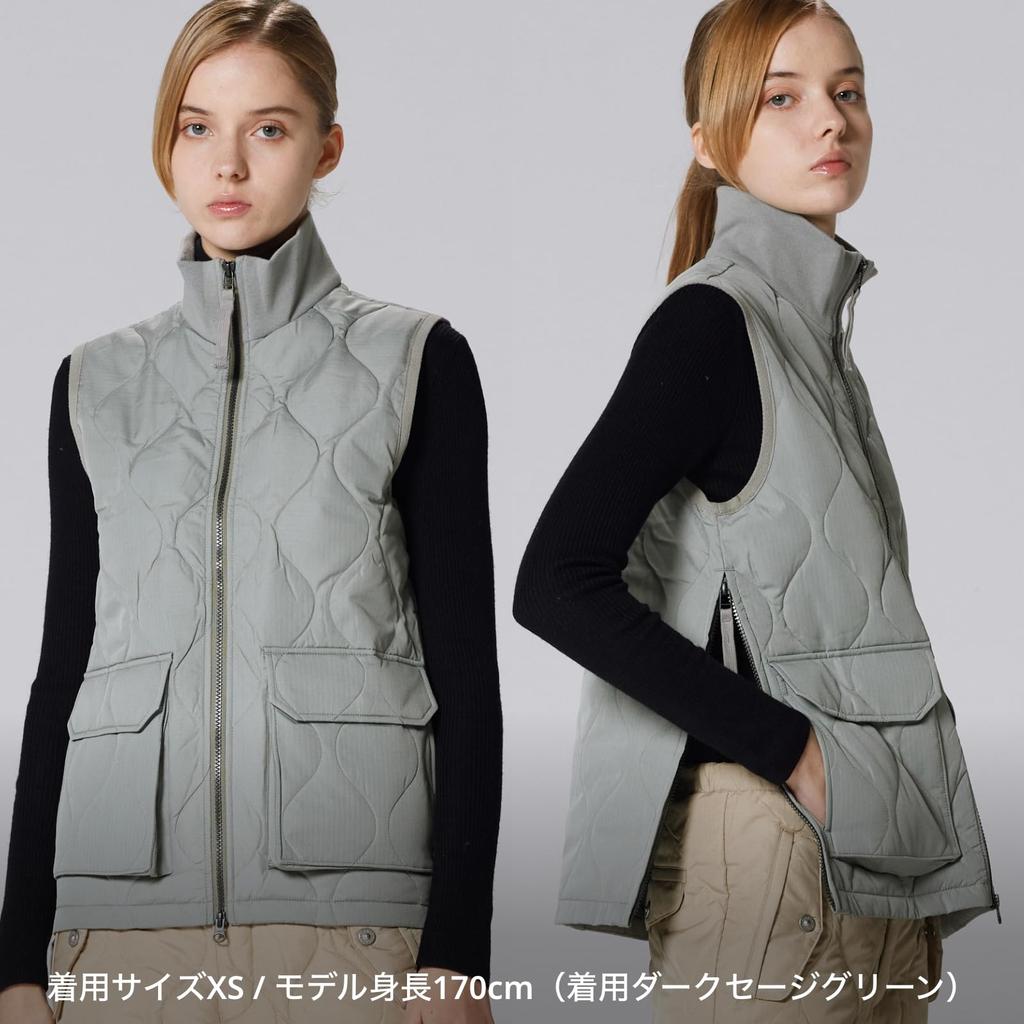 Taion Unisex Military High Neck Zip Down Vest 012ZML-1